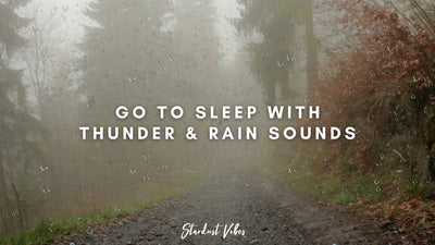 Go to Sleep with Thunder and Rain Sounds - YouTube Video